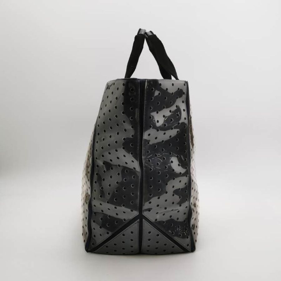 Chanel 帆布 拼色 雙C Logo 單肩包 手提包-3