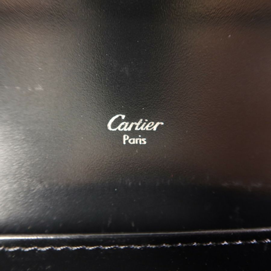 CARTIER 【激減優惠】牛皮皮革Long Wallet銀扣長錢包-5