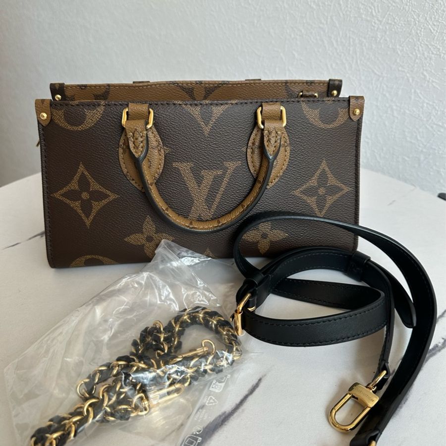 lv on the go最新款 斜背包-0