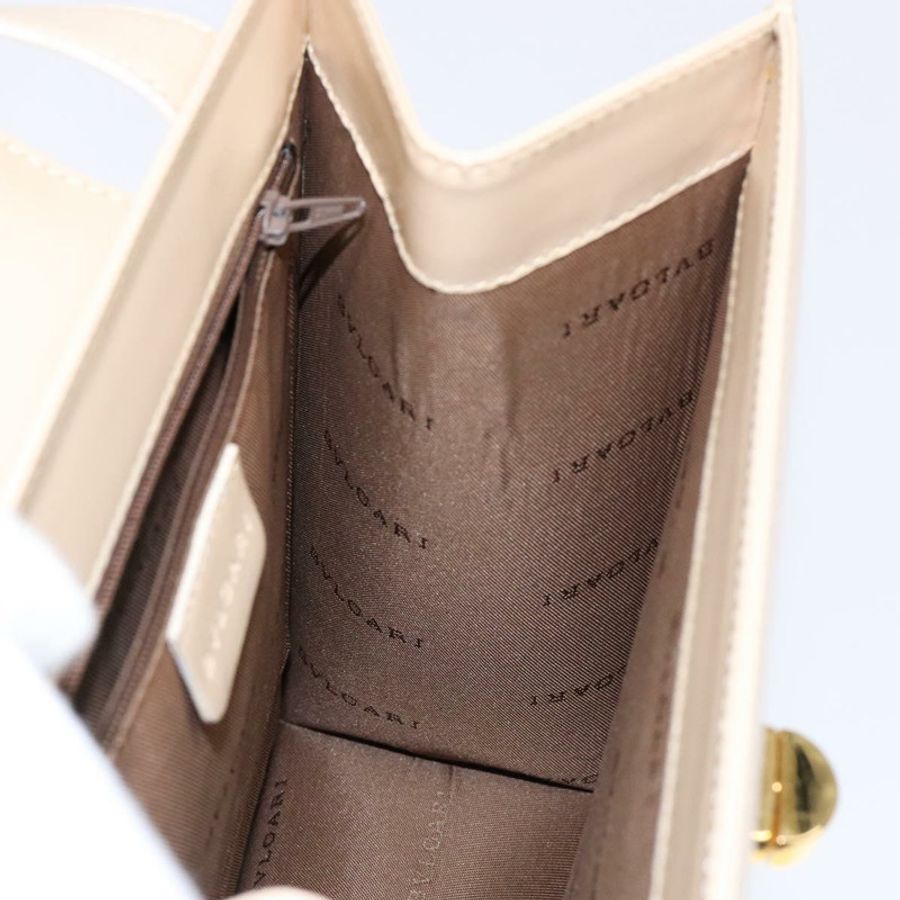 【日本直送】寶格麗米色金色皮革單肩包,正品編號 138861-17