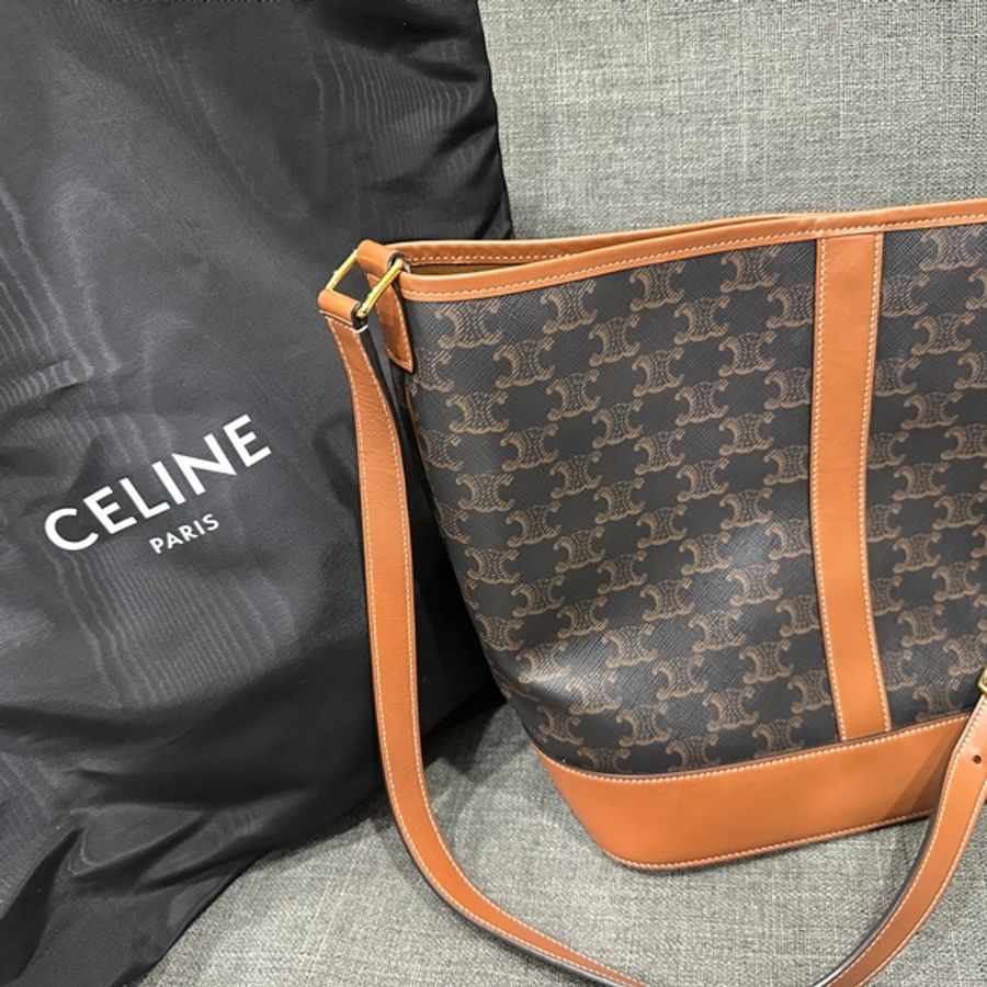 CELINE triomphe 水桶包 中號medium-0