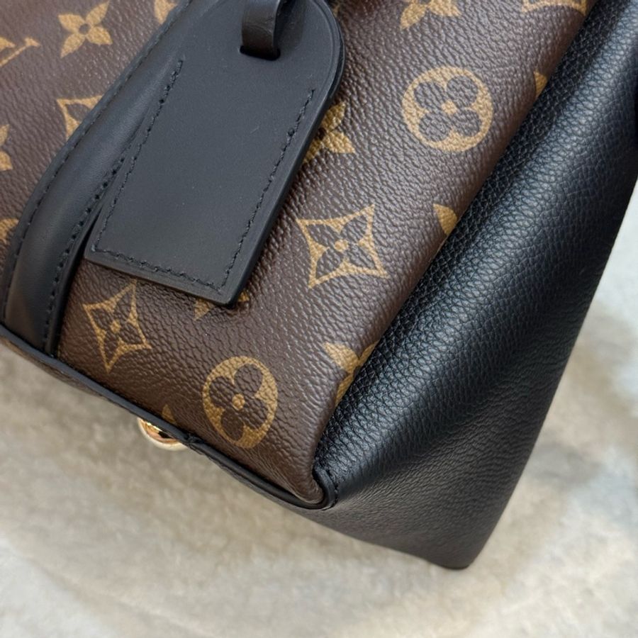(台灣購證🇹🇼全配)LV M44898 SOUFFLOT BB 經典Monogram帆布手提兩用三層包✨最新晶片款-6
