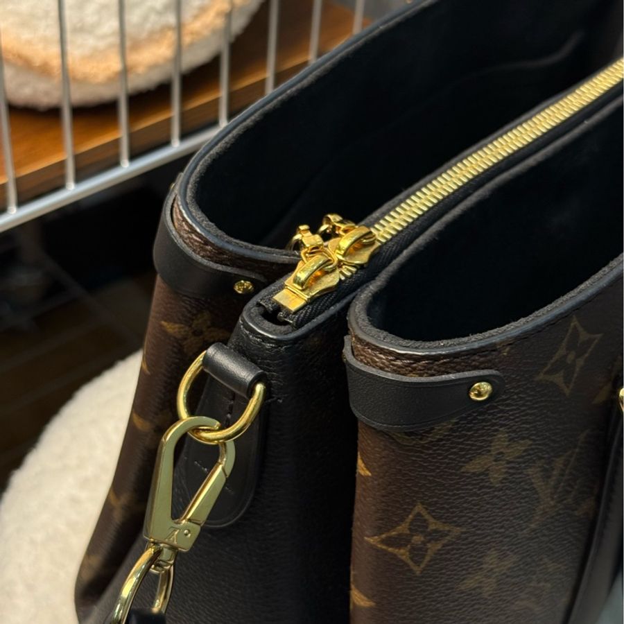 (台灣購證🇹🇼全配)LV M44898 SOUFFLOT BB 經典Monogram帆布手提兩用三層包✨最新晶片款-11