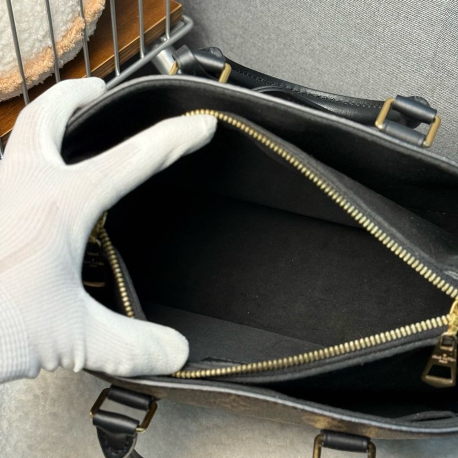 (台灣購證🇹🇼全配)LV M44898 SOUFFLOT BB 經典Monogram帆布手提兩用三層包✨最新晶片款-14