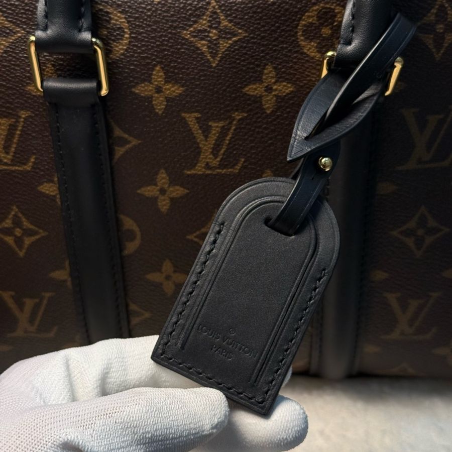 (台灣購證🇹🇼全配)LV M44898 SOUFFLOT BB 經典Monogram帆布手提兩用三層包✨最新晶片款-15