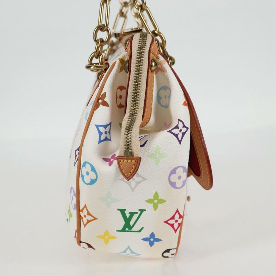 【日本直送】路易威登 Monogram Multicolor Gracie MM 手袋 白色 M92590 LV 正品 121499SV-3