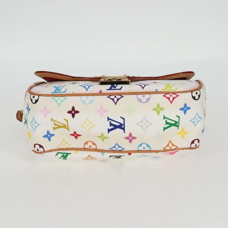 【日本直送】路易威登 Monogram Multicolor Gracie MM 手袋 白色 M92590 LV 正品 121499SV-4