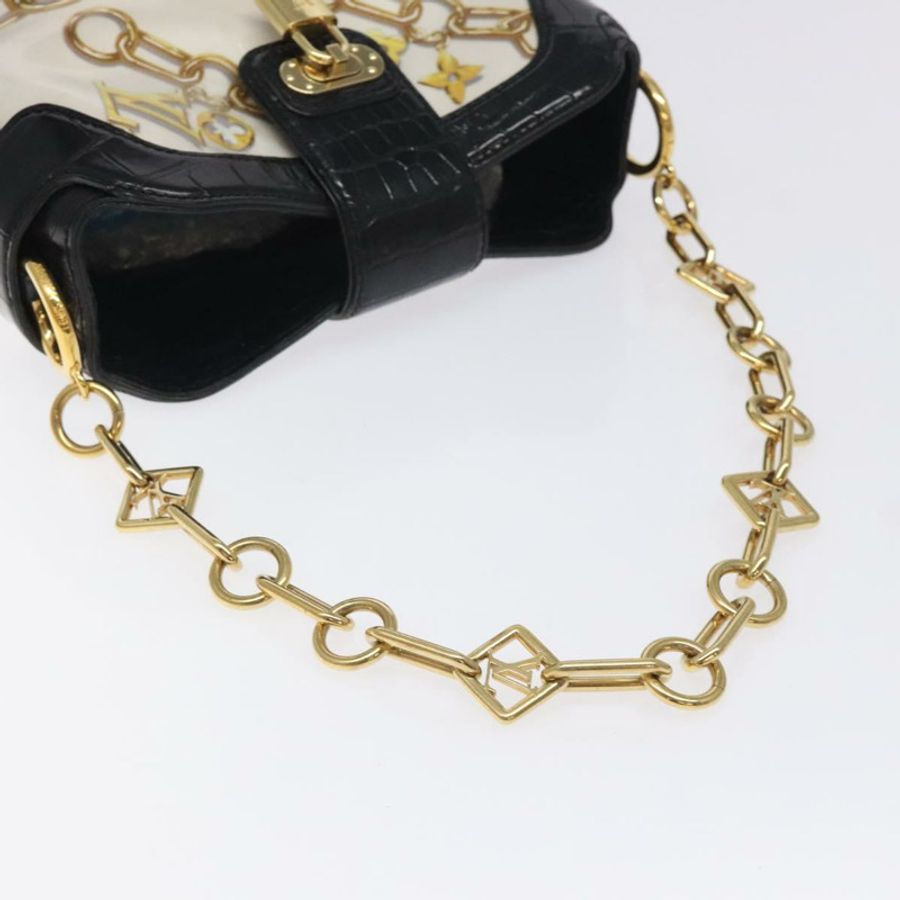 【日本直送】路易威登 Monogram Charm Sackfrill 單肩包 黑色 M95151 LV 正品 115228V-6