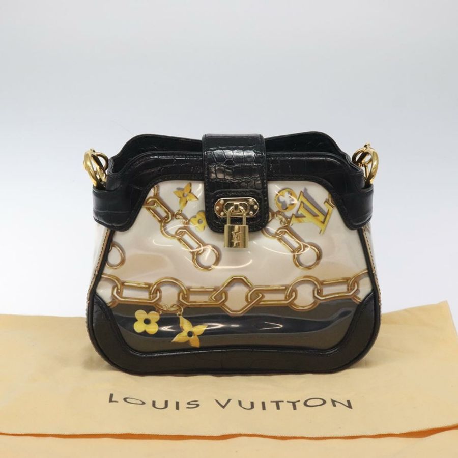 【日本直送】路易威登 Monogram Charm Sackfrill 單肩包 黑色 M95151 LV 正品 115228V-11