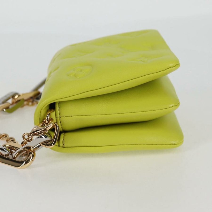 【日本直送】路易威登 Monogram Emboss Coussin 腰包皮革 2way LV Auth 121504SM-2