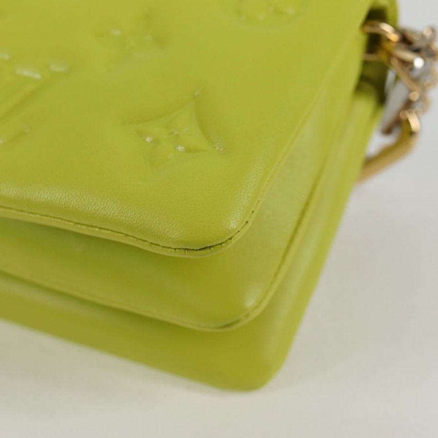 【日本直送】路易威登 Monogram Emboss Coussin 腰包皮革 2way LV Auth 121504SM-16