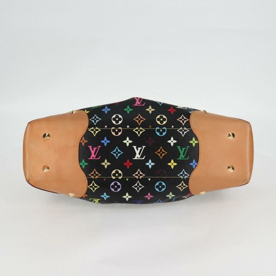 【日本直送】路易威登 Monogram Multicolor Judy GM 手提包 2way 黑色 M40254 LV Auth 127947V-4