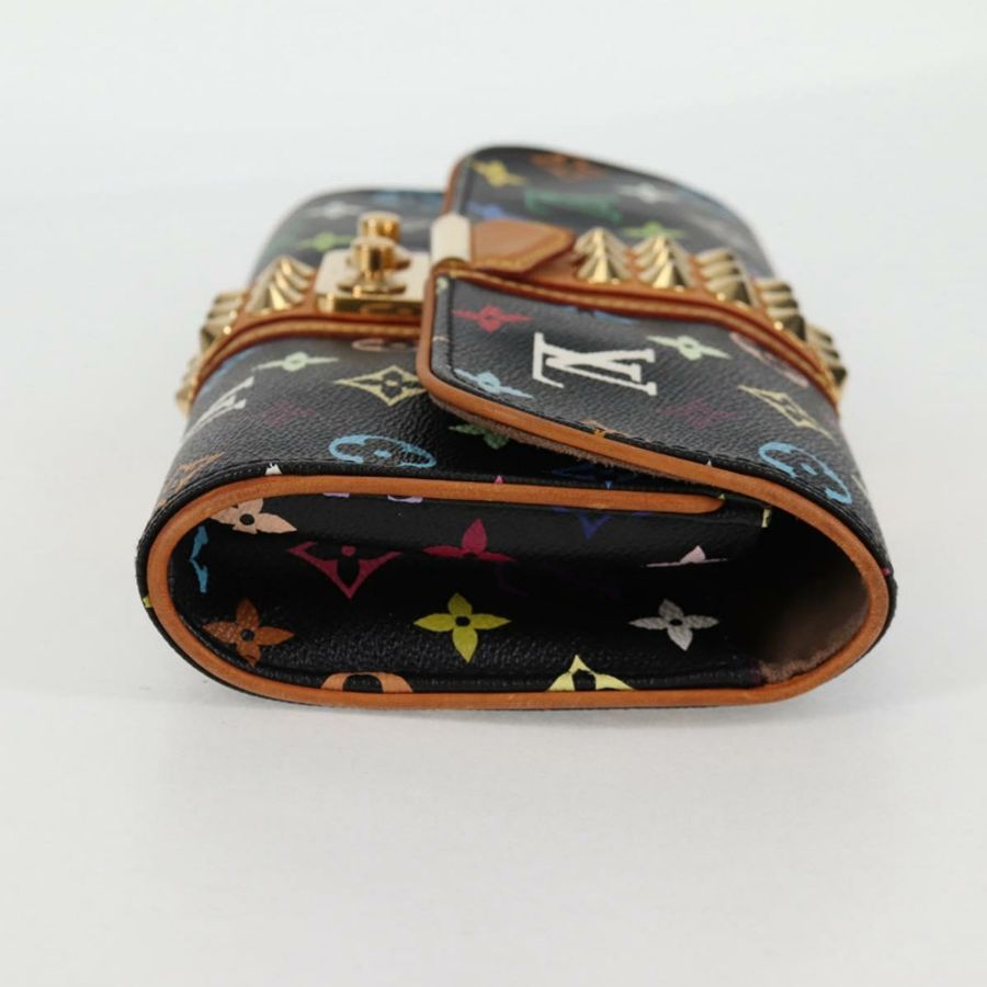 【日本直送】路易威登 Multicolor Pochette Courtney 手拿包 黑色 M45640 正品 128863V-3