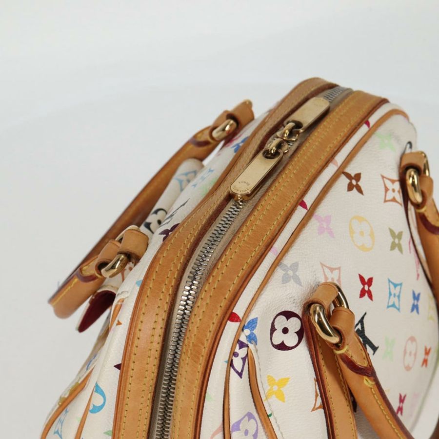 【日本直送】路易威登 Monogram Multicolor Priscilla 手提包 白色 M40096 正品 128869V-5