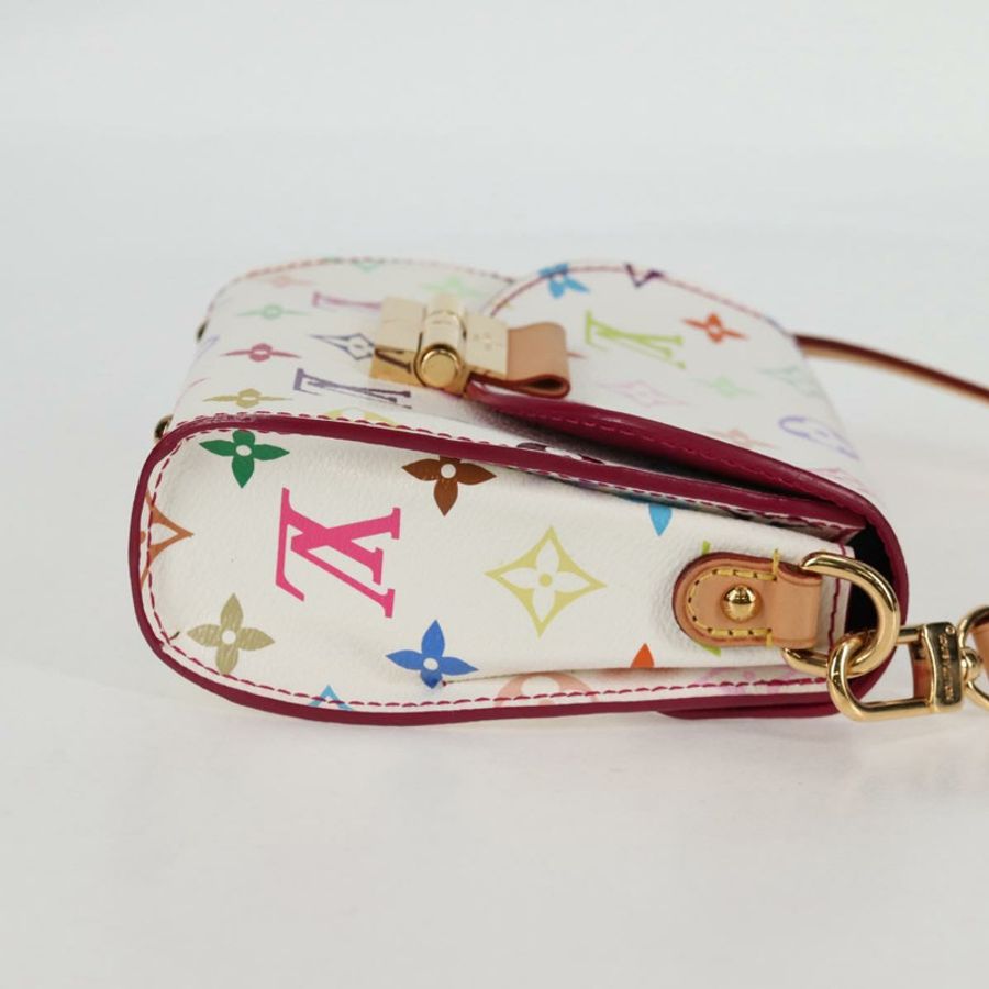 【日本直送】路易威登 Monogram Multicolor Heart Breaker 手袋 白色 M40660 正品 131824SV-3