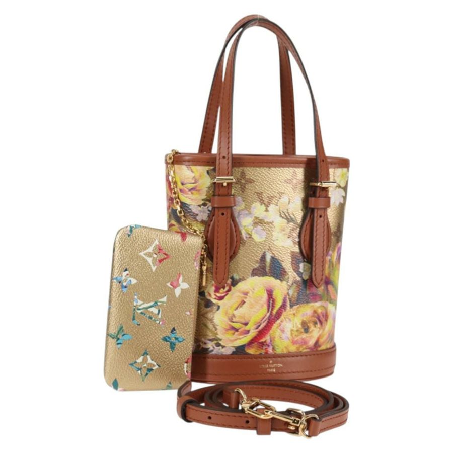 【日本直送】路易威登 LV Garden Nano 水桶肩背包 米色 M81724 LV 正品 130468SM-0