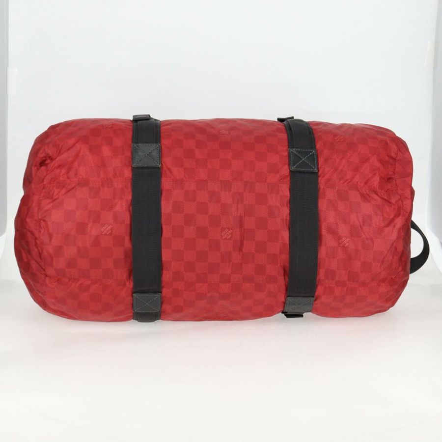 【日本直送】路易威登 Damier Aventure Plat Ktical 波士頓包 紅色 N23208 LV 正品 132525V-4