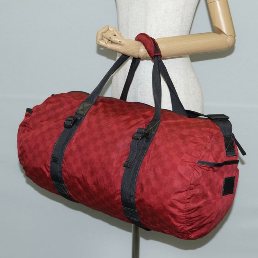 【日本直送】路易威登 Damier Aventure Plat Ktical 波士頓包 紅色 N23208 LV 正品 132525V-24
