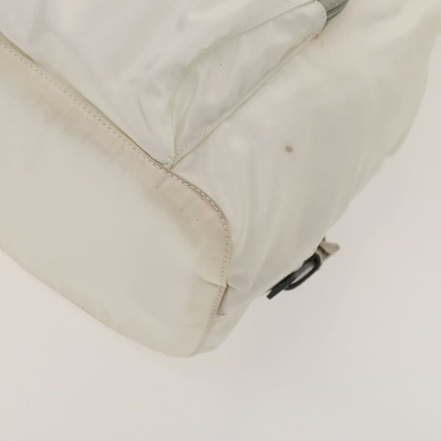 【日本直送】PRADA 雙肩包 尼龍 白色 銀色 正品 134573-15