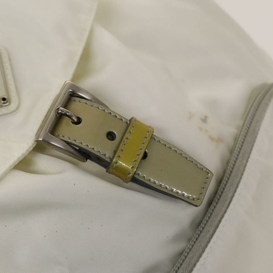 【日本直送】PRADA 雙肩包 尼龍 白色 銀色 正品 134573-20