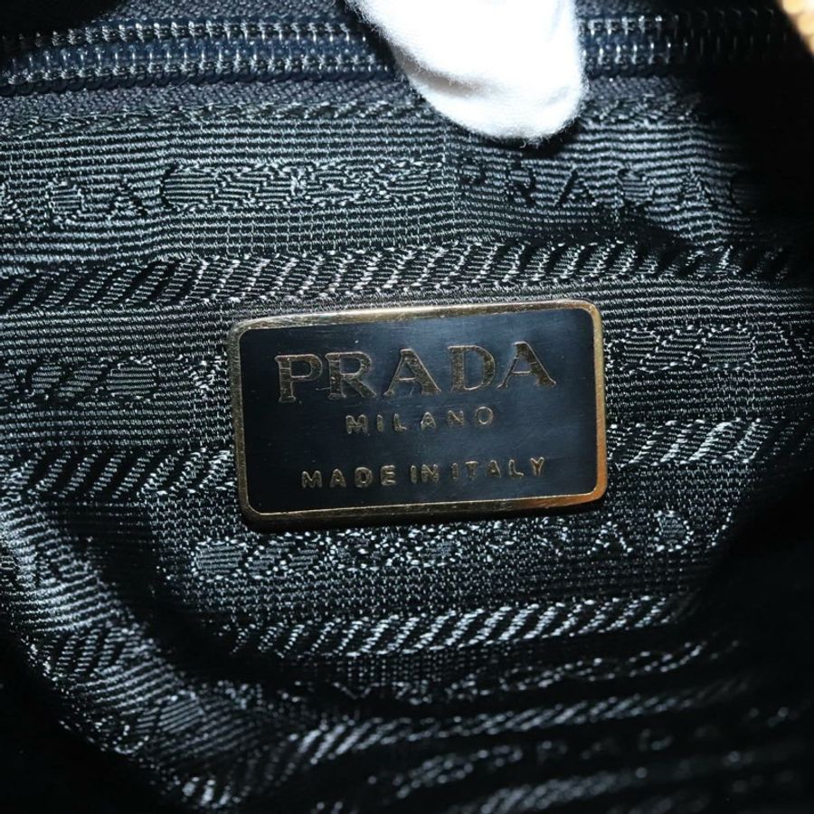 【日本直送】PRADA 鏈條單肩包 皮革 黑色 金色 正品 yk18939-19