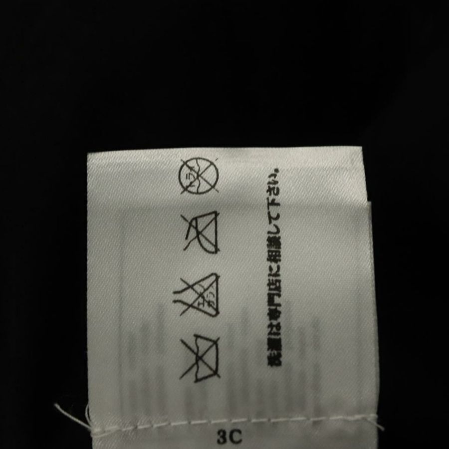 【日本直送】香奈兒黑色斜紋軟呢連身襯衫,CC標誌,貨號132999M-13