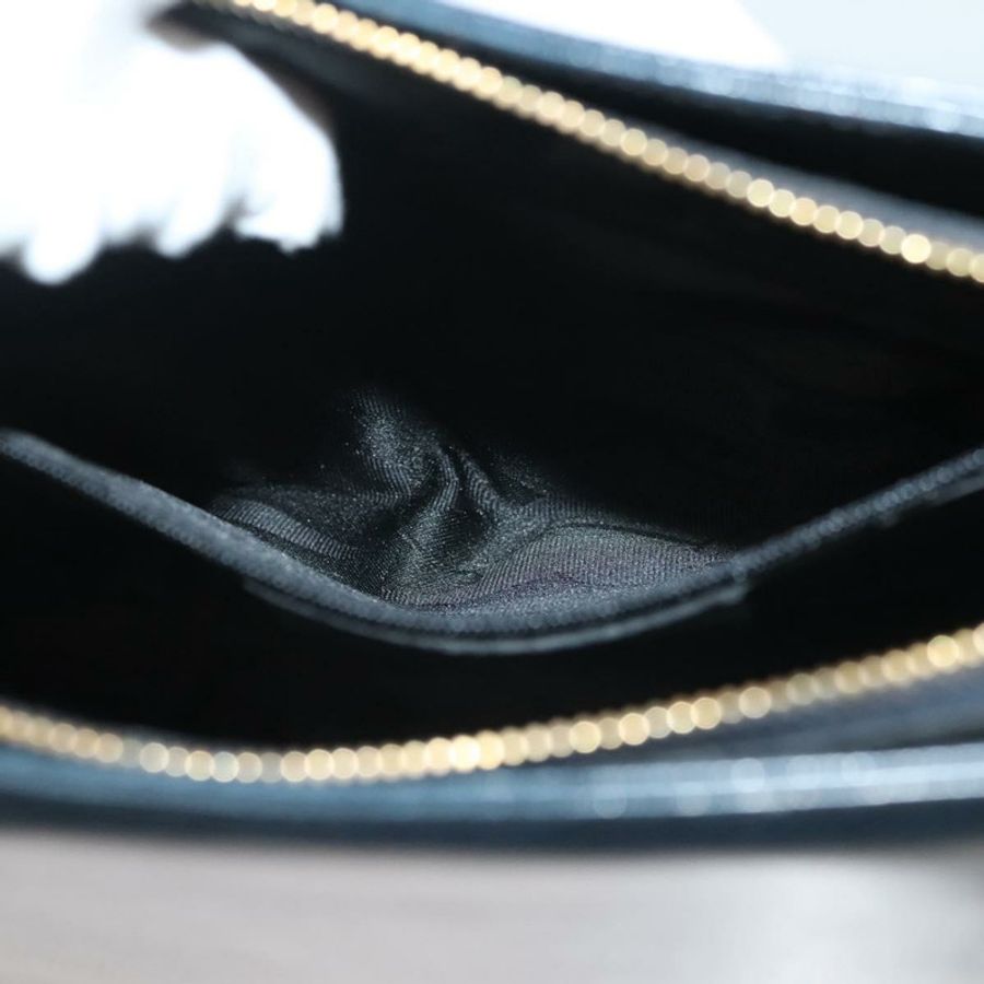 【日本直送】Salvatore Ferragamo Gancini 單肩包 皮革 海軍藍 金色 正品 136108-19
