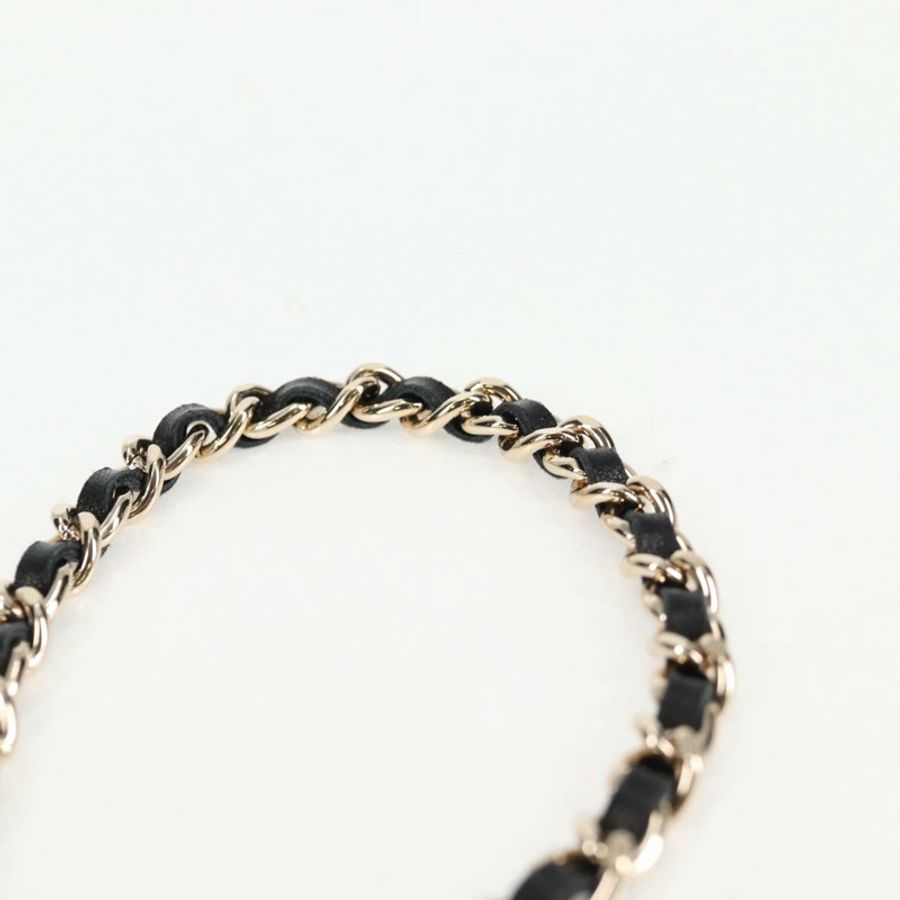 【日本直送】香奈兒 (CHANEL) 絎縫鏈條肩背包 尼龍材質 黑色 CC 標誌 Auth 129738V-7