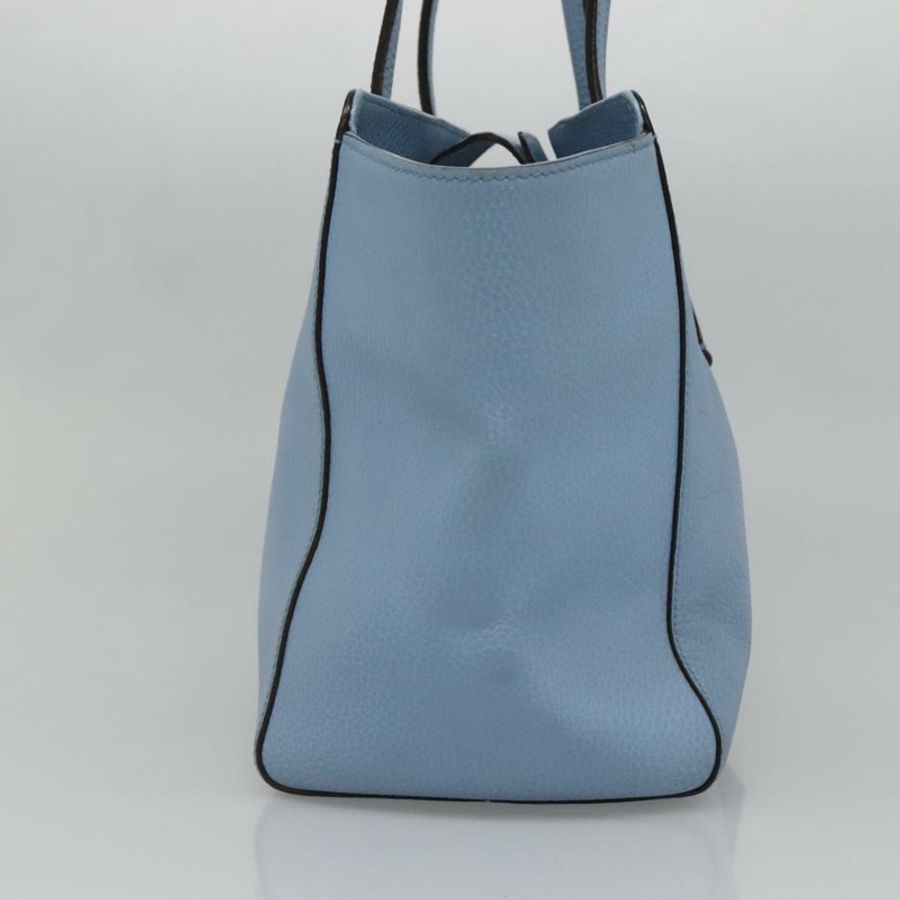 【日本直送】GUCCI 淺藍色皮革手提包 354408 正品 136670-2