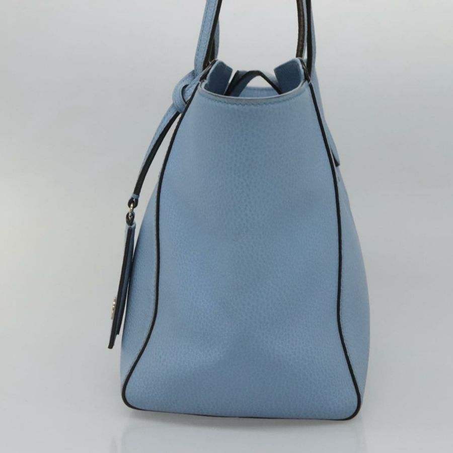 【日本直送】GUCCI 淺藍色皮革手提包 354408 正品 136670-3