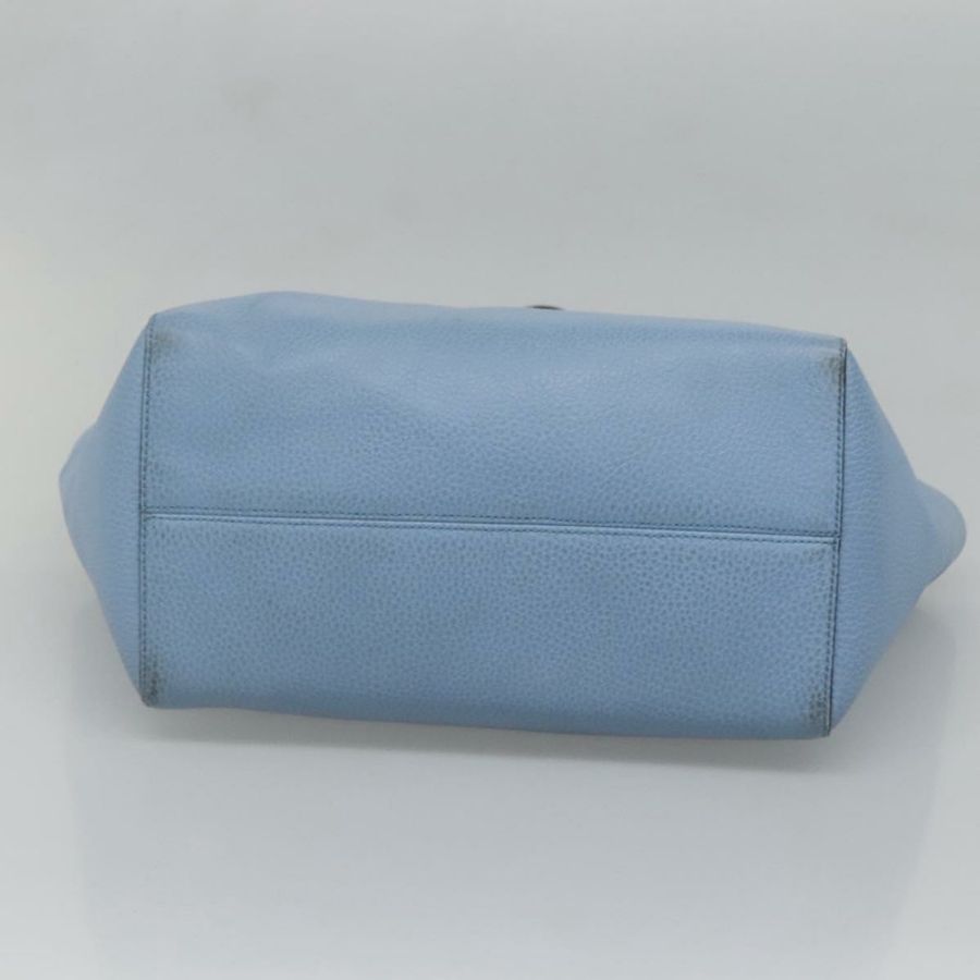 【日本直送】GUCCI 淺藍色皮革手提包 354408 正品 136670-4
