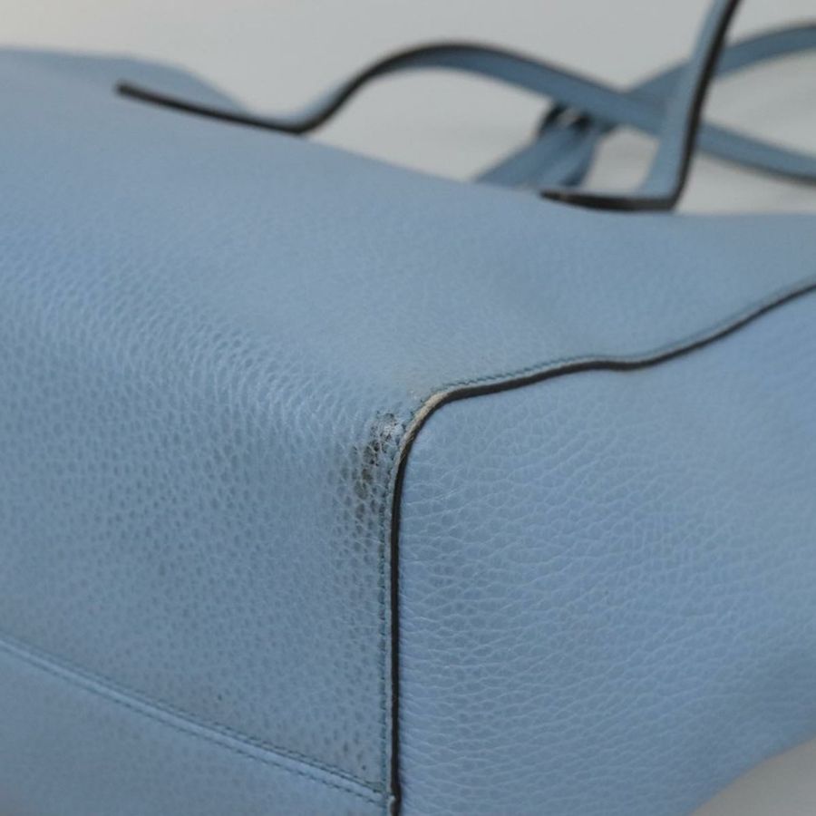 【日本直送】GUCCI 淺藍色皮革手提包 354408 正品 136670-14