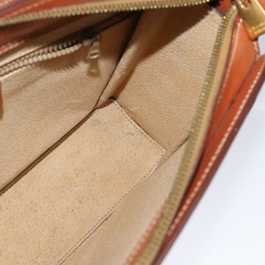 【日本直送】CELINE Macadam帆布肩背包 PVC皮革 棕色 金色 正品 136673-18