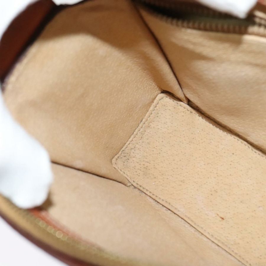 【日本直送】CELINE Macadam帆布肩背包 PVC皮革 棕色 金色 正品 136673-19
