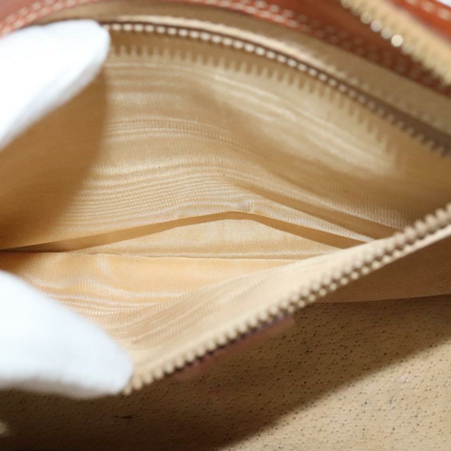 【日本直送】CELINE Macadam帆布肩背包 PVC皮革 棕色 金色 正品 136673-20
