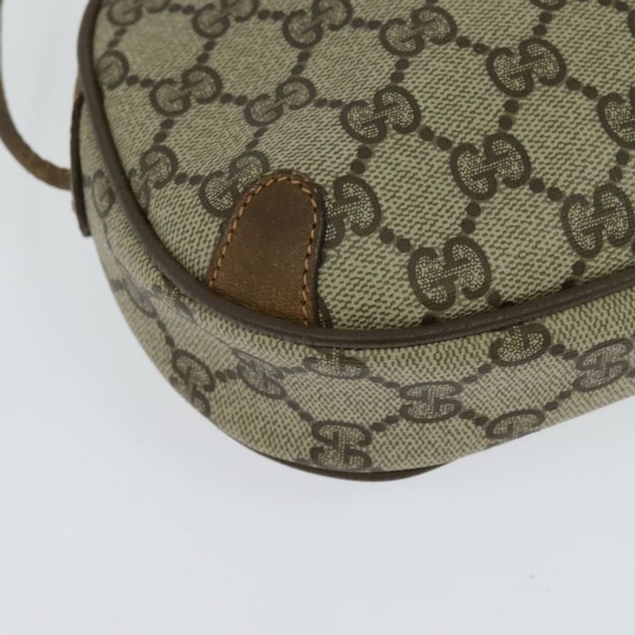 【日本直送】GUCCI GG Supreme Web Sherry Line 手提包 PVC 米色 金色 89 02 066 正品 136671-14