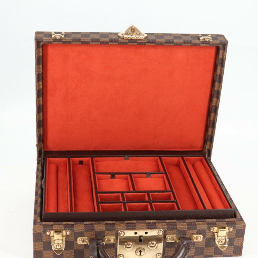 【日本直送】路易威登 Damier Ebene Boite Bijou 珠寶盒 SPO LV 正品 135955SV-8