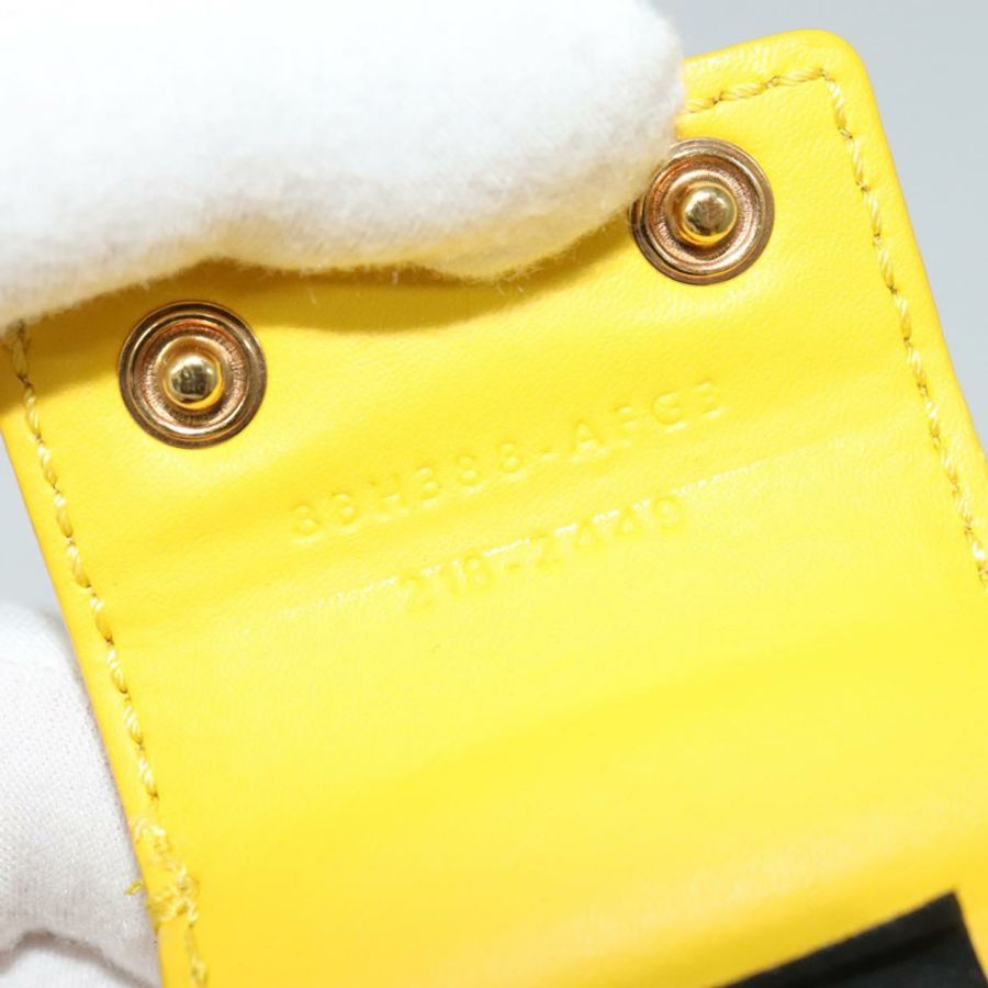 【日本直送】FENDI 籃子手提包 塑膠 黃色 金色 正品 137182-9