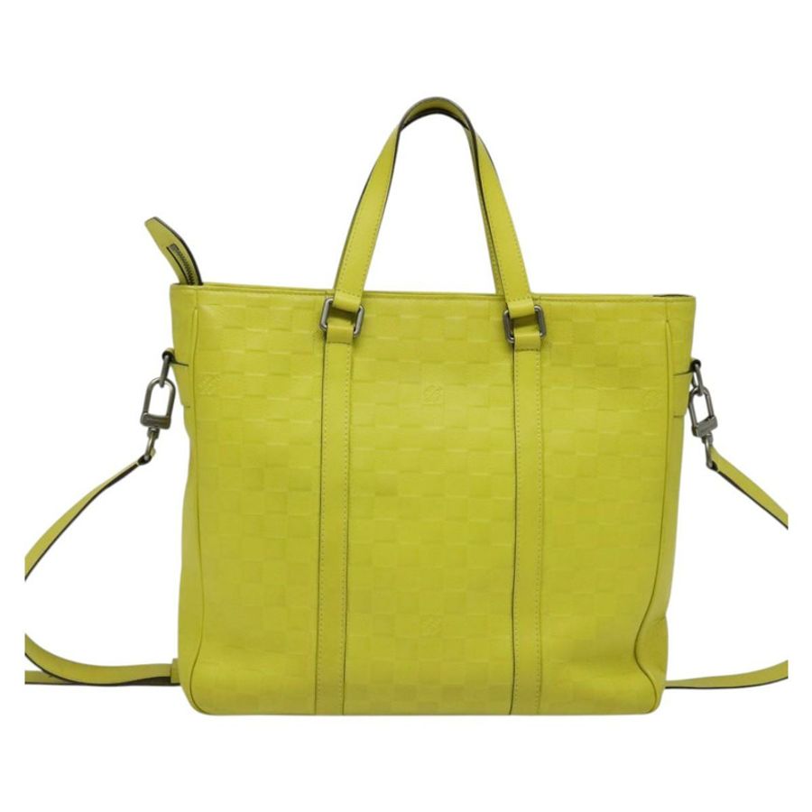 【日本直送】路易威登 Damier Anfini Tadao PM 兩用包 黃色 N41393 LV 正品 137186-1