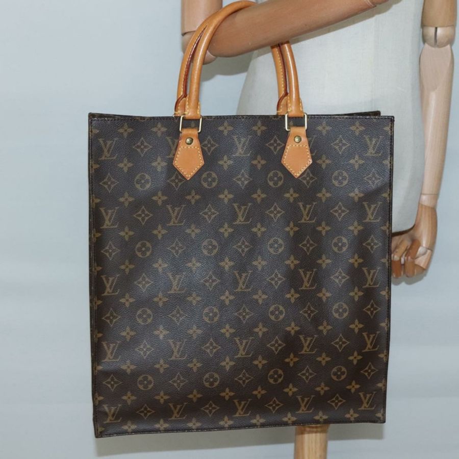【日本直送】路易威登 Monogram Sac Plat 手提包 M51140 LV 正品 136768-18