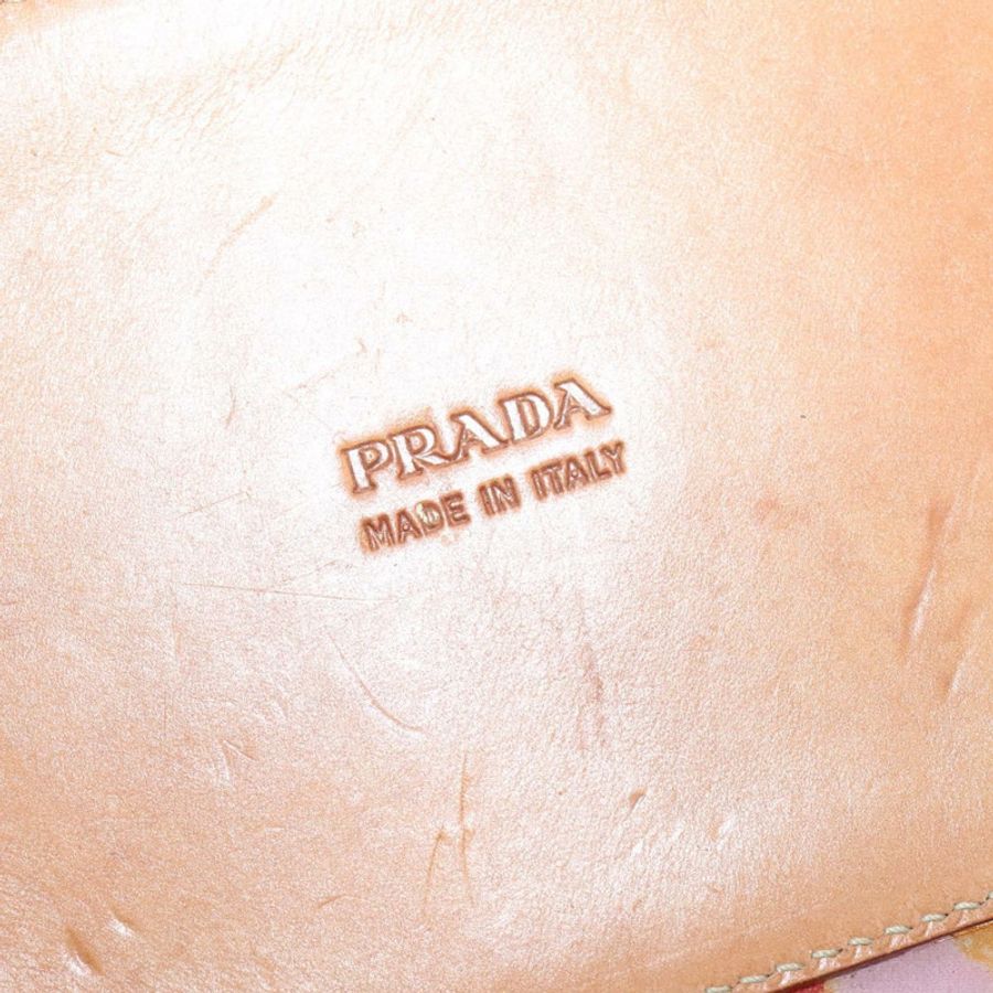 【日本直送】PRADA 托特包 乙烯基皮革 透明 多色 銀色 BR2515 正品 137653-17