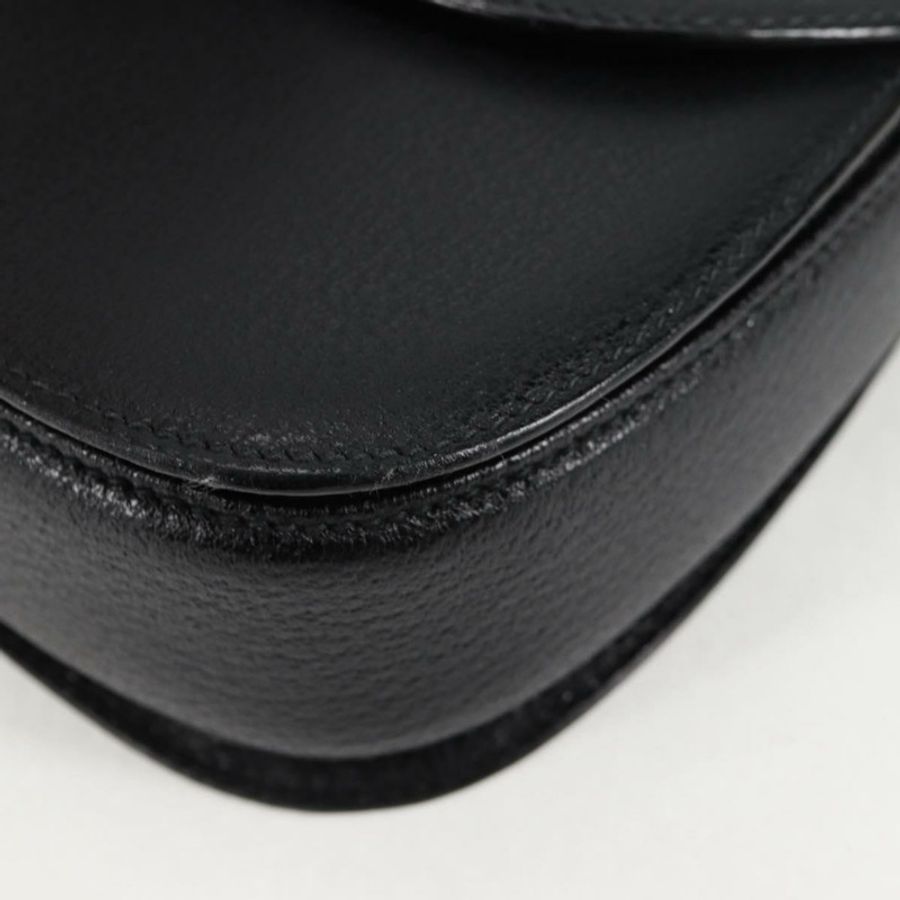 【日本直送】GUCCI 竹節手提包 皮革 黑色 金色 001 1781 1577 0 Auth 137706A-13