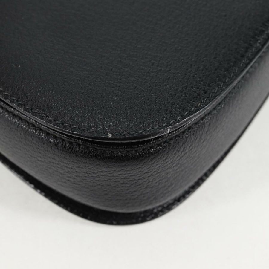 【日本直送】GUCCI 竹節手提包 皮革 黑色 金色 001 1781 1577 0 Auth 137706A-14