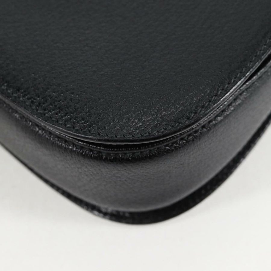【日本直送】GUCCI 竹節手提包 皮革 黑色 金色 001 1781 1577 0 Auth 137706A-15