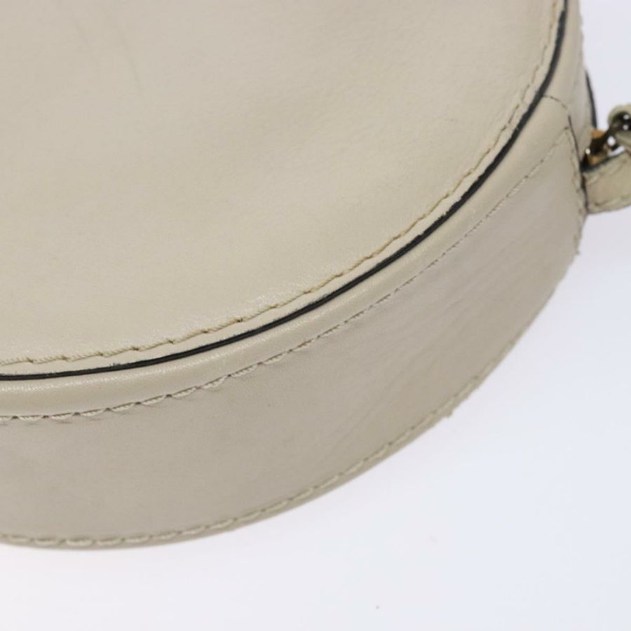 【日本直送】BOTTEGA VENETA 皮革肩包 米色 金色 正品 137511-15