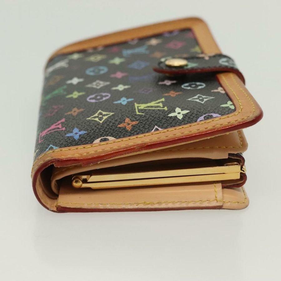 【日本直送】路易威登 多色 Portefeuille Viennois 皮夾黑色 M92988 正品 134906-2