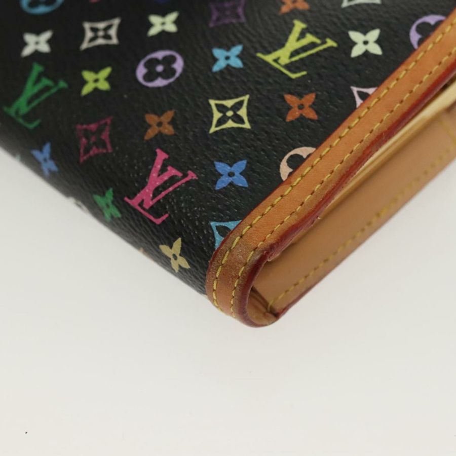 【日本直送】路易威登 多色 Portefeuille Viennois 皮夾黑色 M92988 正品 134906-13