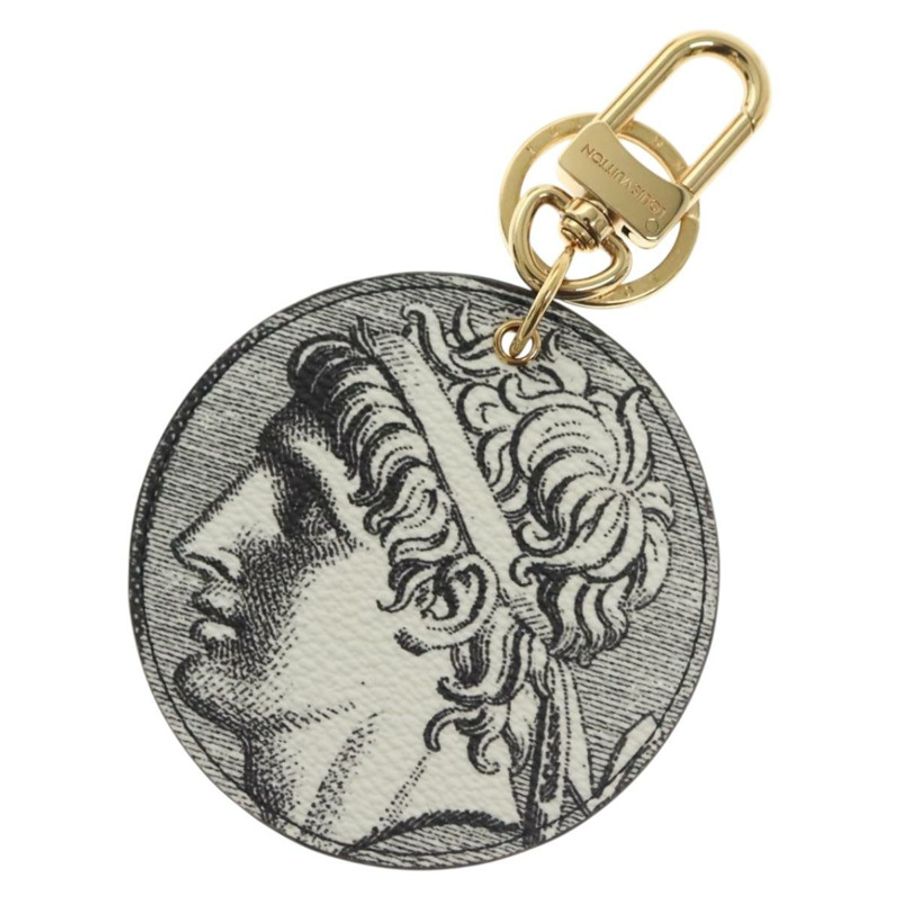 【日本直送】路易威登 Monogram Porte Cles Cameo Charm 白色 MP3203 LV Auth 136742-1