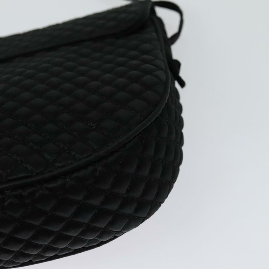 【日本直送】BOTTEGA VENETA 緞面黑色金色肩包 正品 138179-16