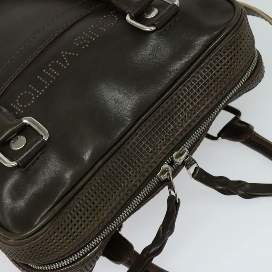 【日本直送】路易威登 Cuir Bequia Porte Documents 垂直手袋 深棕色 LV 正品 129732-5